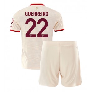 Bayern Munich Raphael Guerreiro #22 Dětské Alternativní dres komplet 2024-25 Krátký Rukáv (+ trenýrky)